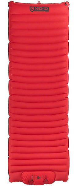 NEMO Nemo Equipment, Inc. Cosmo 3D Insulated 25L Sleeping Pad: 25" x 76" Dark Firelight Red