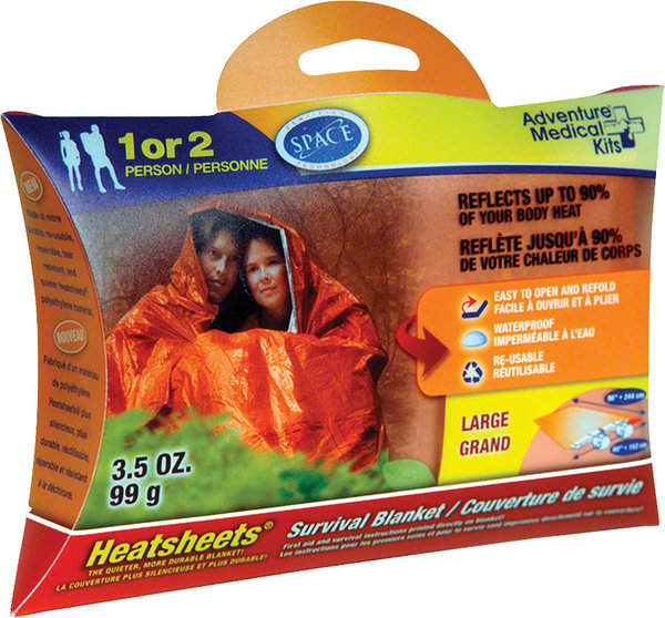 Adventure Medical Kits Adventure Medical Kits Heatsheets Survival Blanket, Two Person