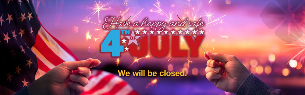 Closed for 4th Of July