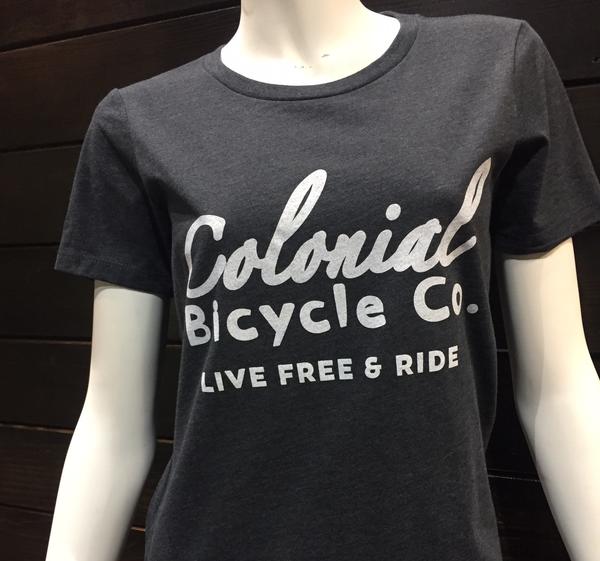 Colonial Bicycle Company Script T-Shirt Women's