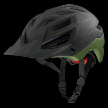 Troy Lee Designs A1 Helmet Pinstripe Army Green