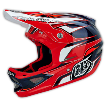 Troy Lee Designs D3 Helmet Evo Red
