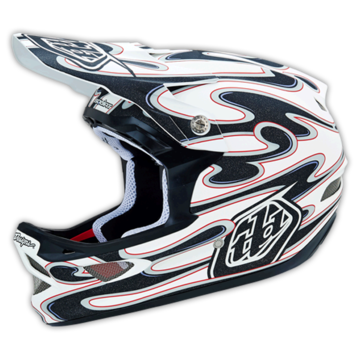 Troy Lee Designs D3 Helmet Squirt Matte White