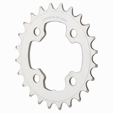 RaceFace RaceFace 9-Speed 24t 64mm Ring Silver