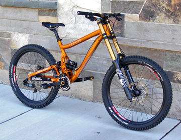 Turner Bikes DHR Large Orange Complete with custom Go-Ride Build Kit