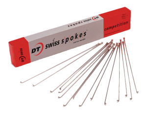 DT Swiss Competition 2.0/1.8 butted spokes, Silver (each) 