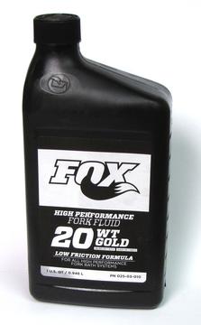 Fox Racing Shox Suspension Oil, 20 WT Gold 