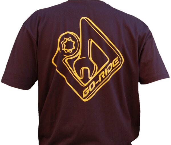 Go-Ride Gold Wrench Shop Shirt 