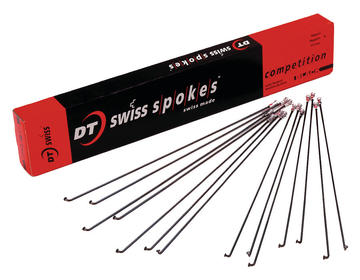 DT Swiss Competition 2.0/1.8 butted spokes, Black (each)