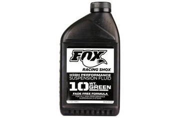 Fox Racing Shox Suspension Oil, 10 WT Green 