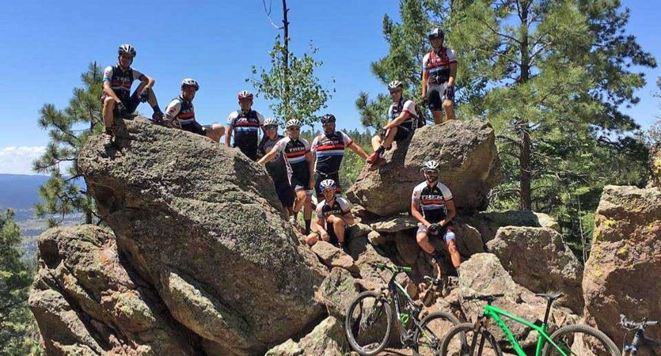 Staff on Mountain Bike Ride