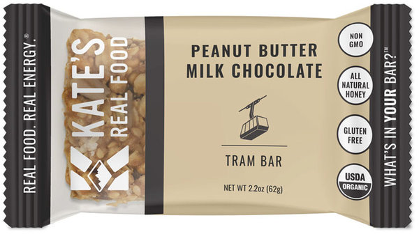 Kate's Real Food Tram Bar - Peanut Butter | Milk Chocolate