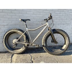 Used Carver Titanium O'Beast Fat Tire Mountain Bike, 18