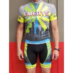 Emerys Emery's Short Sleeve Cycling Jersey, Full Zip