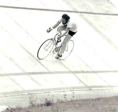 Lane Phillips at the Atlanta velodrome