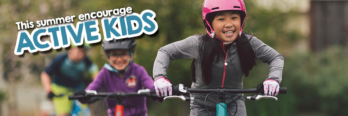Encourage active kids with cycling
