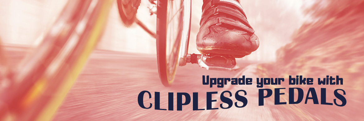 Upgrade your bike with clipless pedals