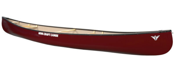 Nova Craft Canoe Prospector 16 Fiberglass Oxblood