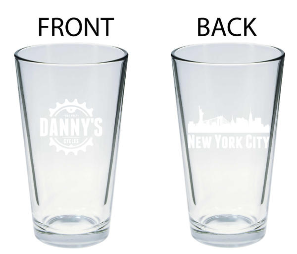  Danny's Cycles Pint Glass
