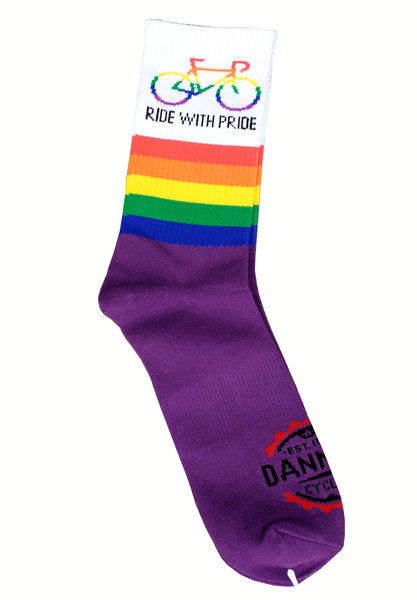 Danny's Cycles Ride With Pride Socks 