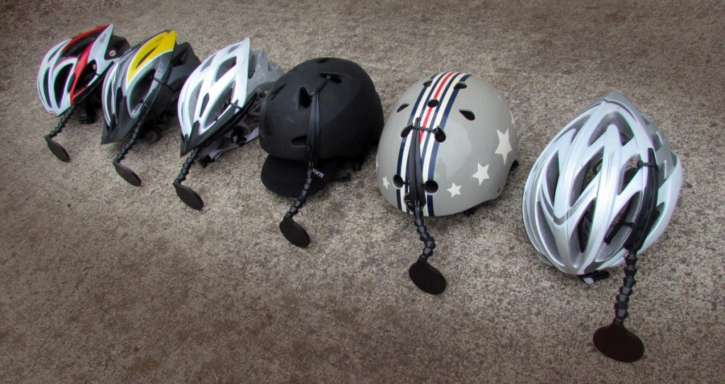 evt safe zone bicycle helmet mirror