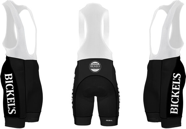 Primal Wear Bickel's Cycling and Fitness Bibs Black and White