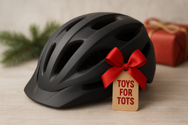 Bickel's Toys For Tots Helmet Donation