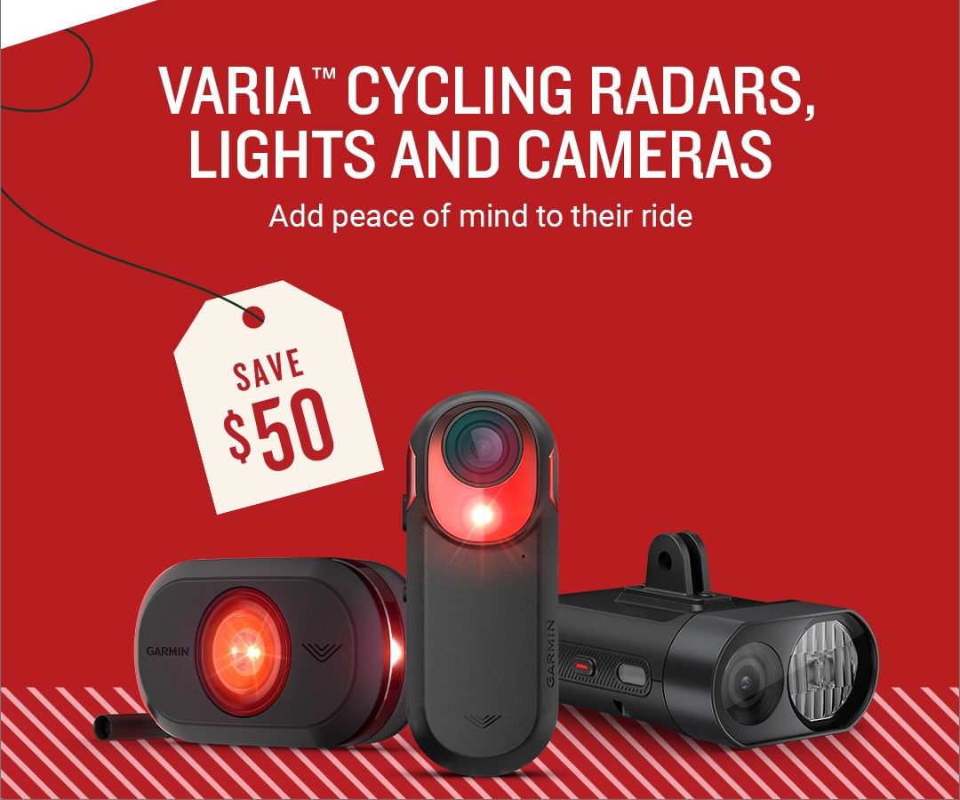 VARIA CYCLING RADARS, LIGHTS AND CAMERAS | $50