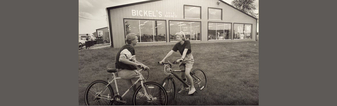 Chris Bonar at Bickel's Cycling & Fitness on Agency Road