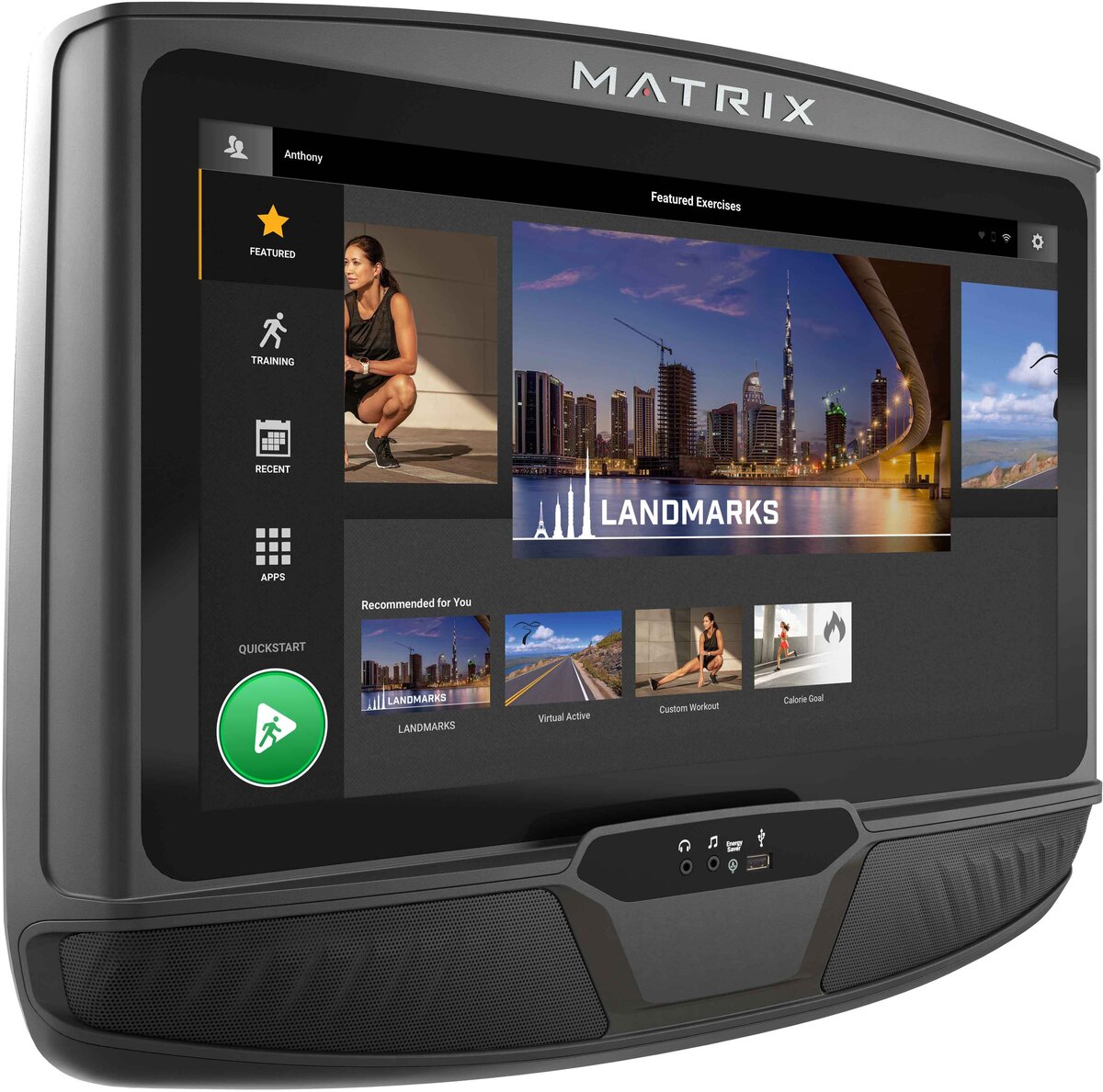 Matrix T75-XUR Platform Treadmill w/22