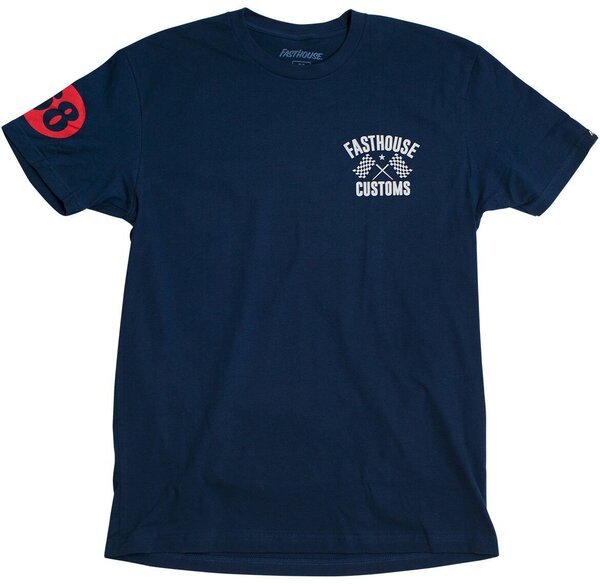 Fasthouse 68 Trick Tee Color: Midnight Navy