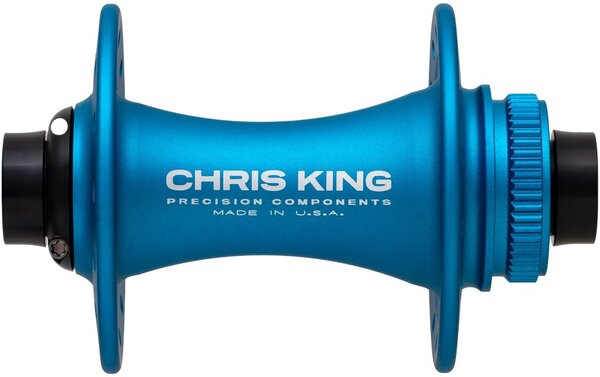 Chris King Front Hub Boost Center Lock Color: Matte Turquoise