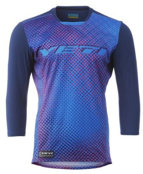 Yeti Cycles Enduro 3/4 Jersey Color: Hot Pink Halftone