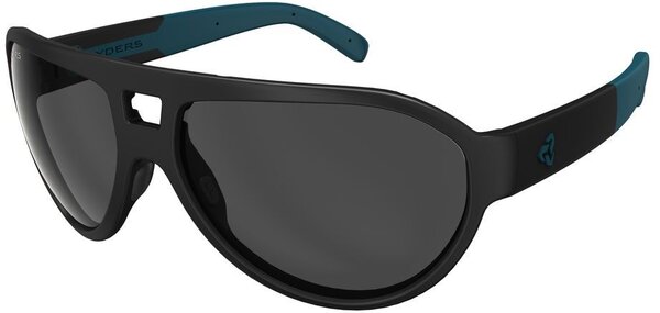 Ryders Eyewear Hiline Polarized Frame | Lens: Matte Black/Blue | Grey Polarized