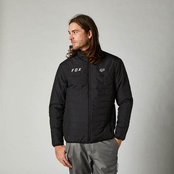 Fox Racing Howell Puffy Jacket Color: Black/Charcoal