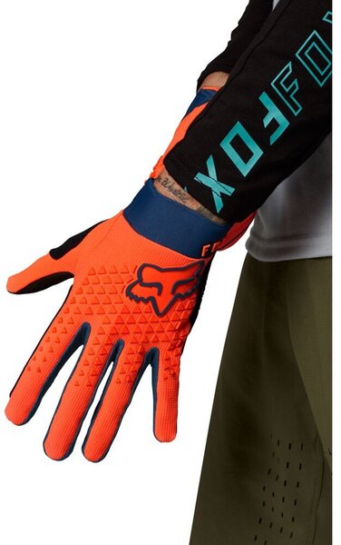 Fox Racing Defend Gloves Color: Atomic Punch
