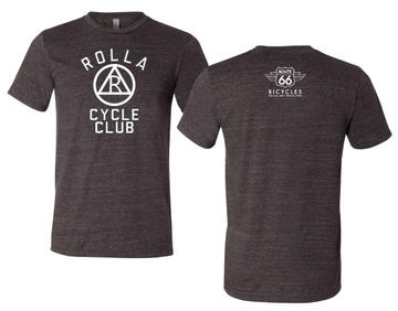 Route 66 Bicycles Rolla Cycle Club Throwback Tee Men's