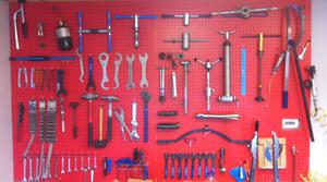 Our shiny collection of tools, waiting to awesome your bike.
