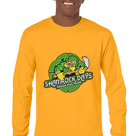 Lakeland Shamrock Shirt - Long Sleeve Gold