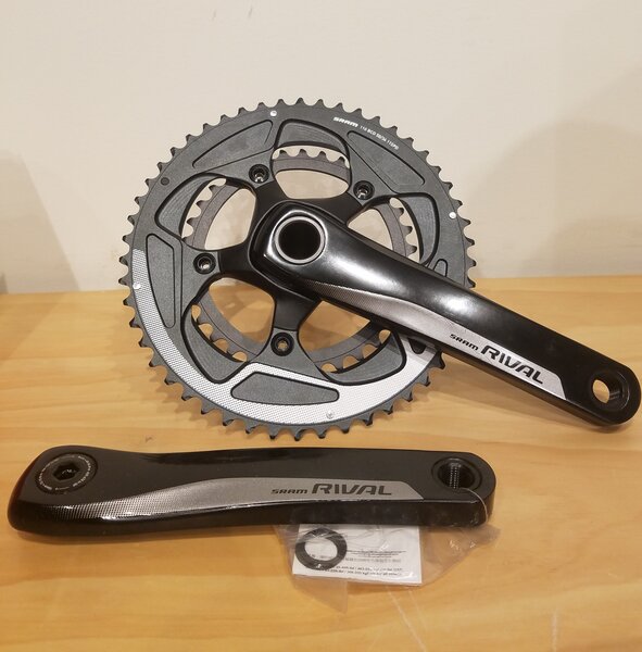 SRAM DEAL SRAM Rival 22 GXP Crankset, 172.5mm 11-Speed 50/34T 110 BCD, Black