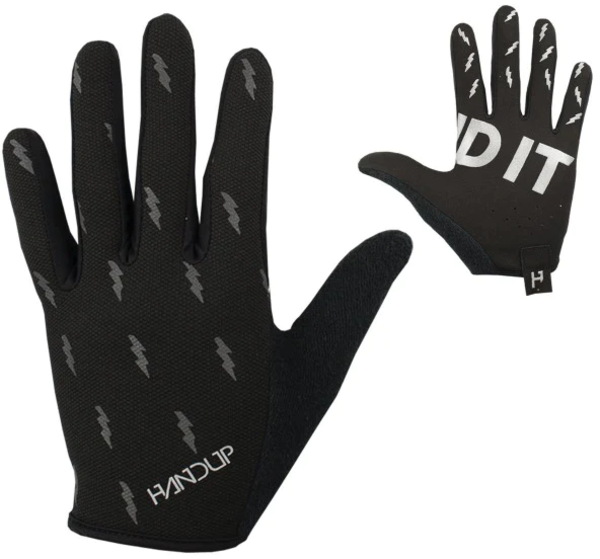 Handup Most Days Mountain Bike Gloves Color: Blackout Bolts