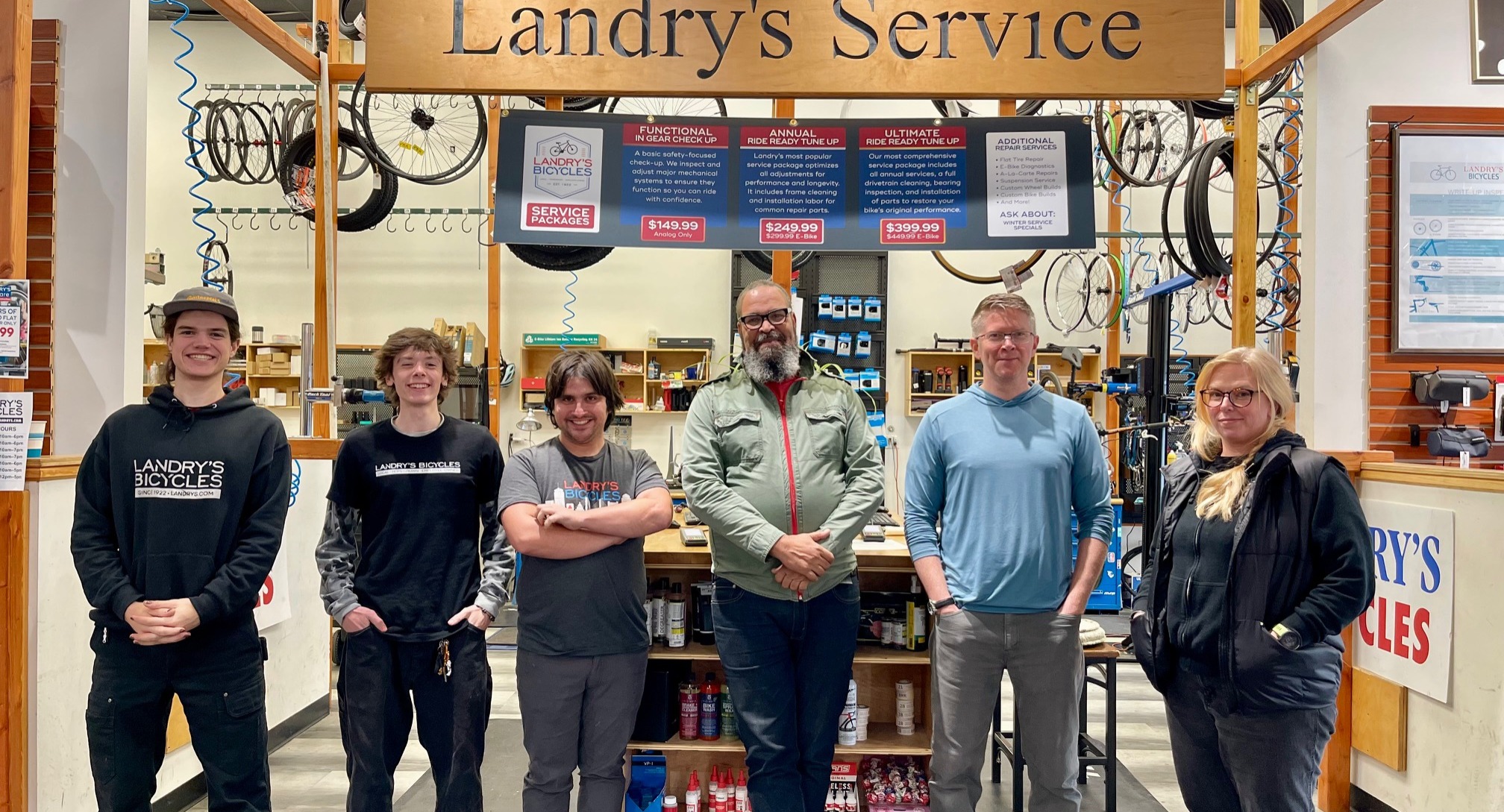 Landry's Worcester bike shop leadership