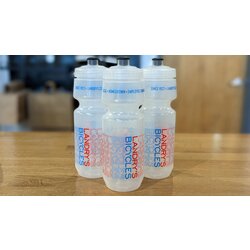 Landry's Bicycles Landry's Water Bottle Clear/Red/Blue 24oz