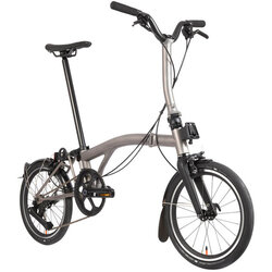 Brompton T Line 12 Speed Blasted Titanium