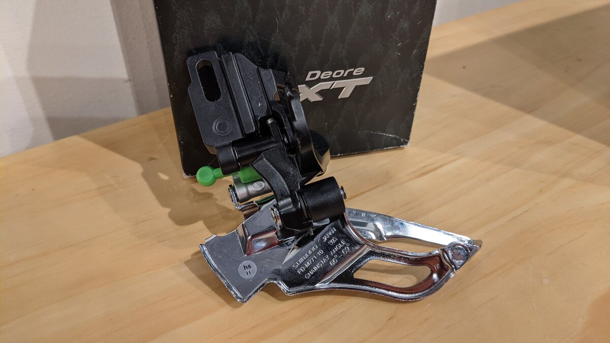 Shimano DEAL Shimano XT FD-M771-10D Down Direct Mount front