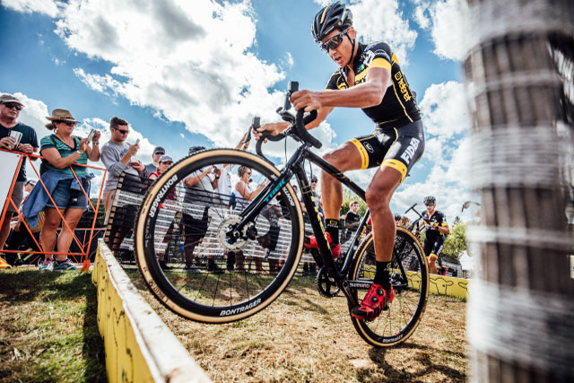 Boone in Cyclocross race