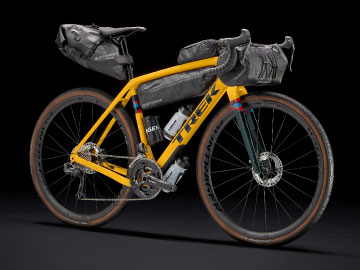 The Trek Checkpoint gravel bike has all the mounts for bottles and bags