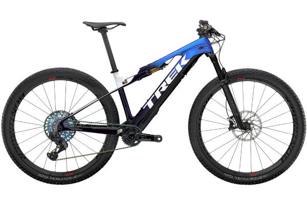 Trek E-Caliber electric mountain bike profile