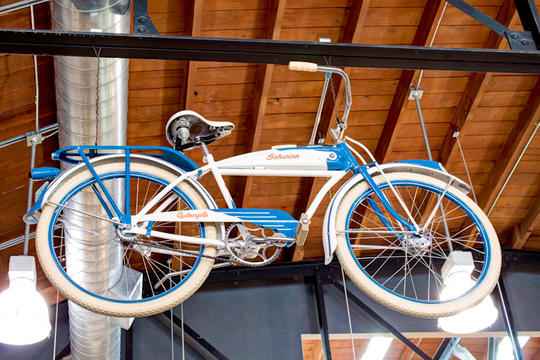 cruiser bike on display