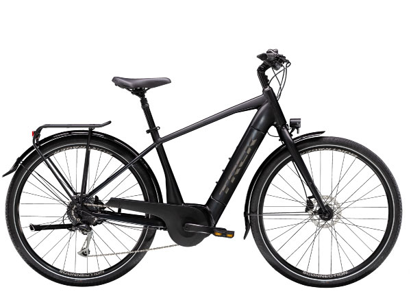 2020 Trek Verve+ 3 electric city bike in black